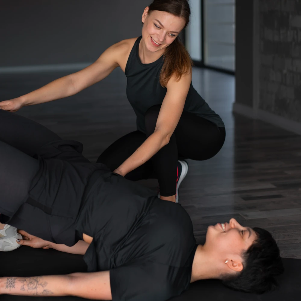 Trening medyczny i praca nad plecami